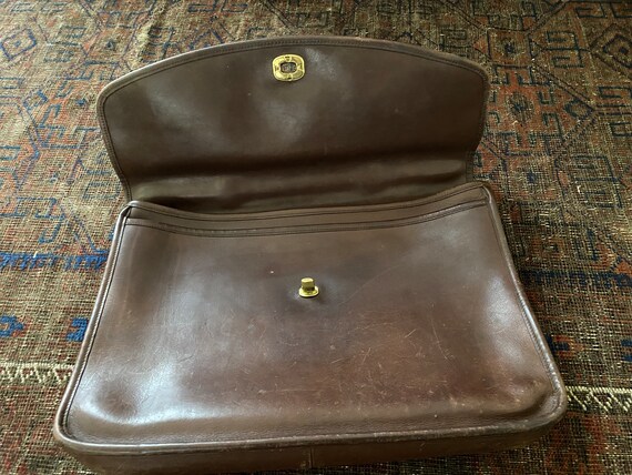 Vintage COACH Brown Leather Legacy Lexcion Briefc… - image 5