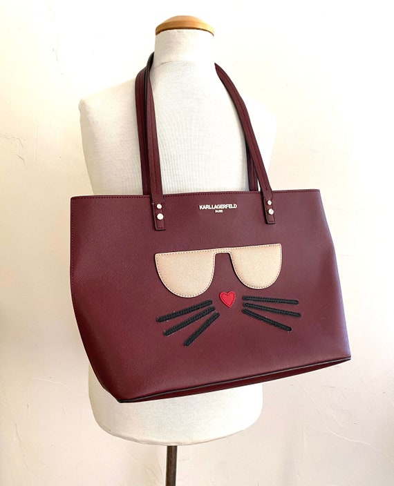 Karl Lagerfeld Paris Maybelle Choupette Cat Top-Handle Bag - ShopStyle