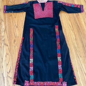 Vintage Bedouin Garment, 1960s, Palestinian Dress