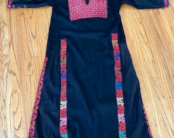 Vintage Bedouin Garment, 1960s, Palestinian Dress