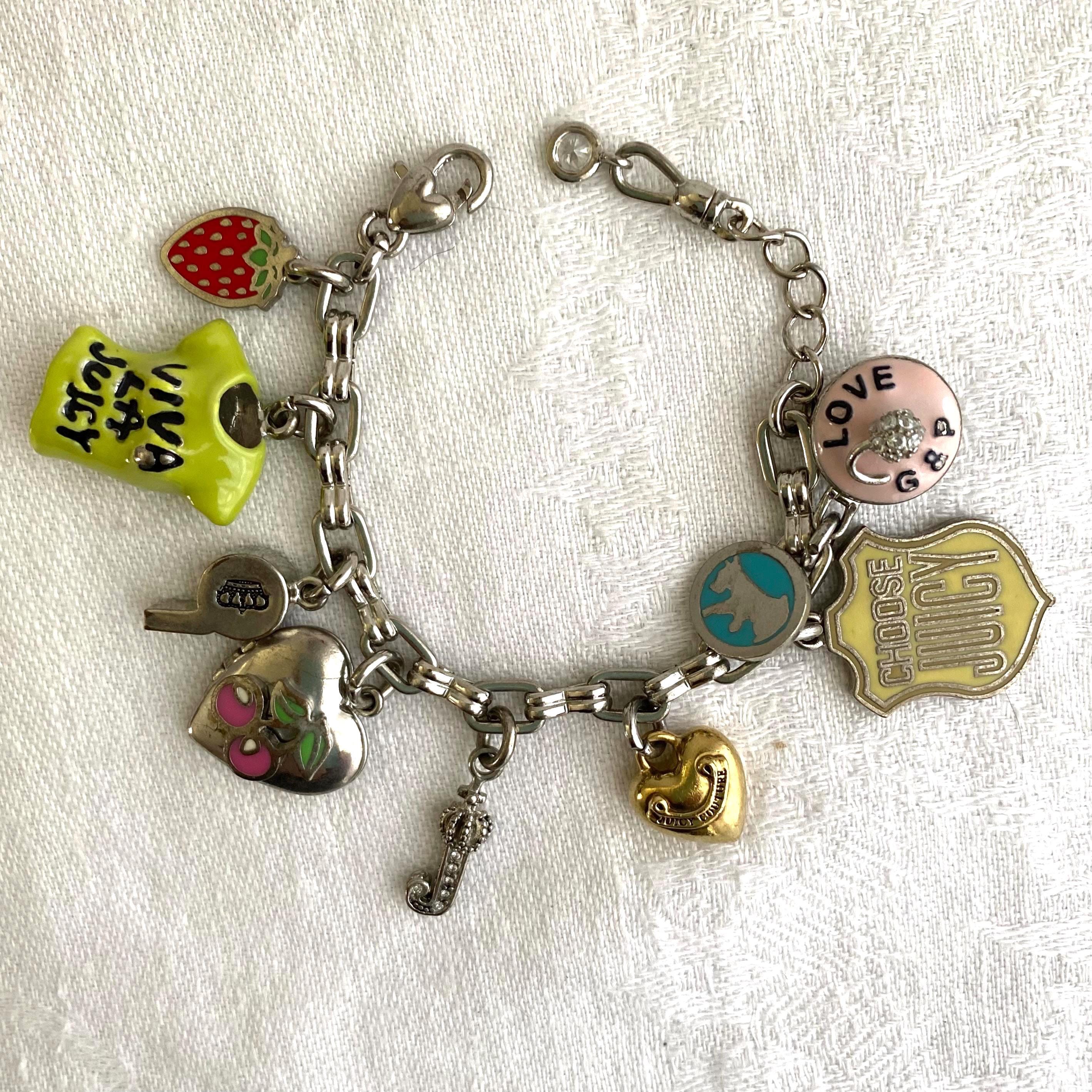 Juicy Couture Charm Bracelet - Etsy
