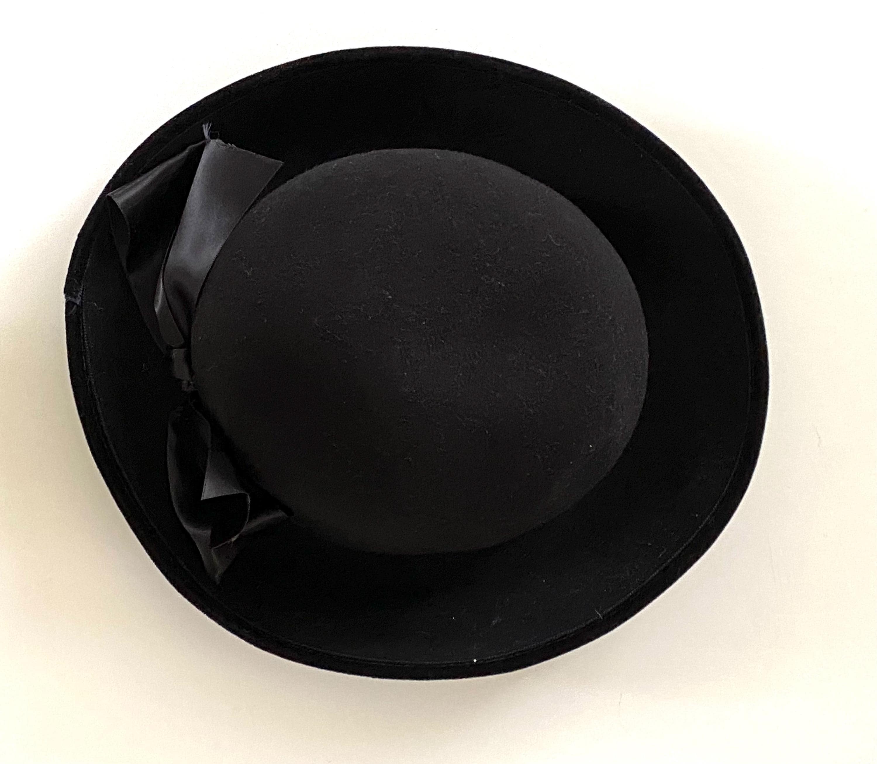 Eric Javits Black Textured Hat with Bow Eric Javits Hats - Etsy main image 4