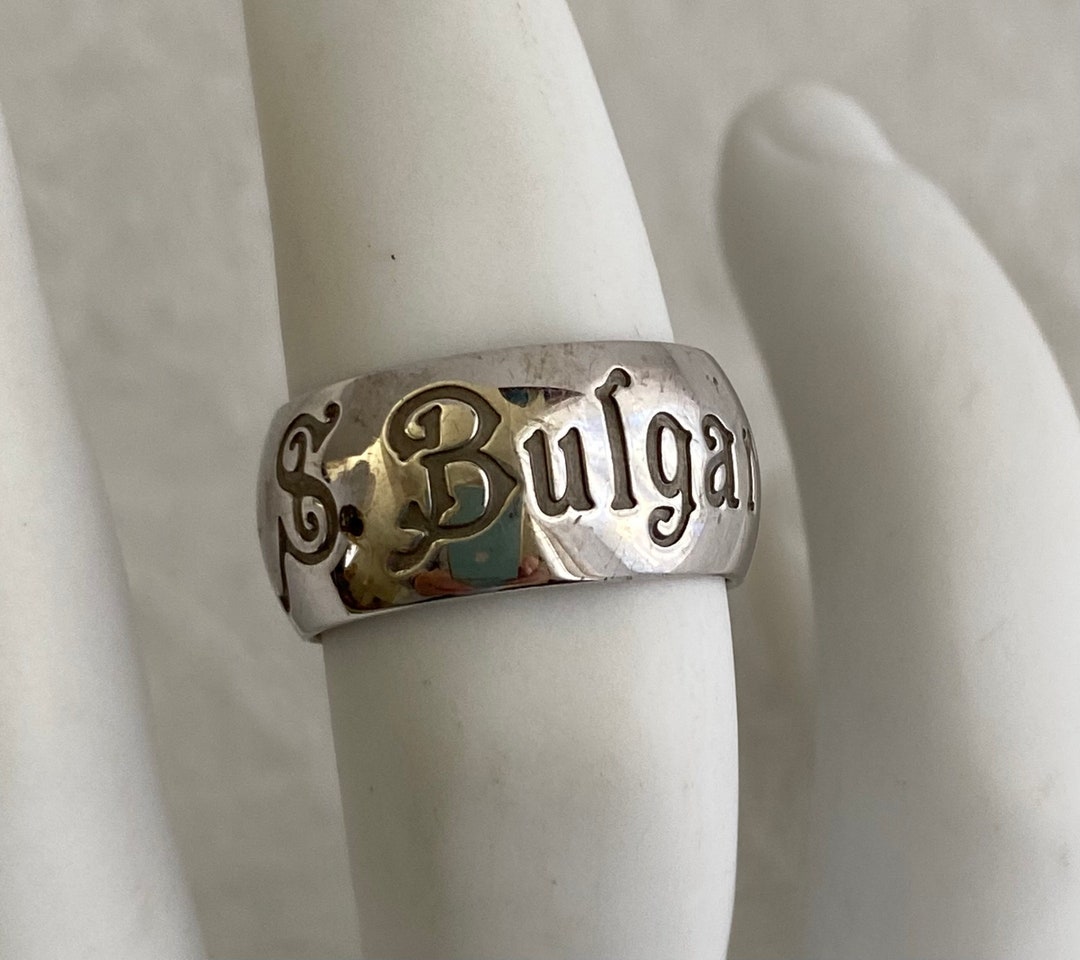 Sterling Silver Ring Bvlgari Charity Ring Bulgari Save The Child