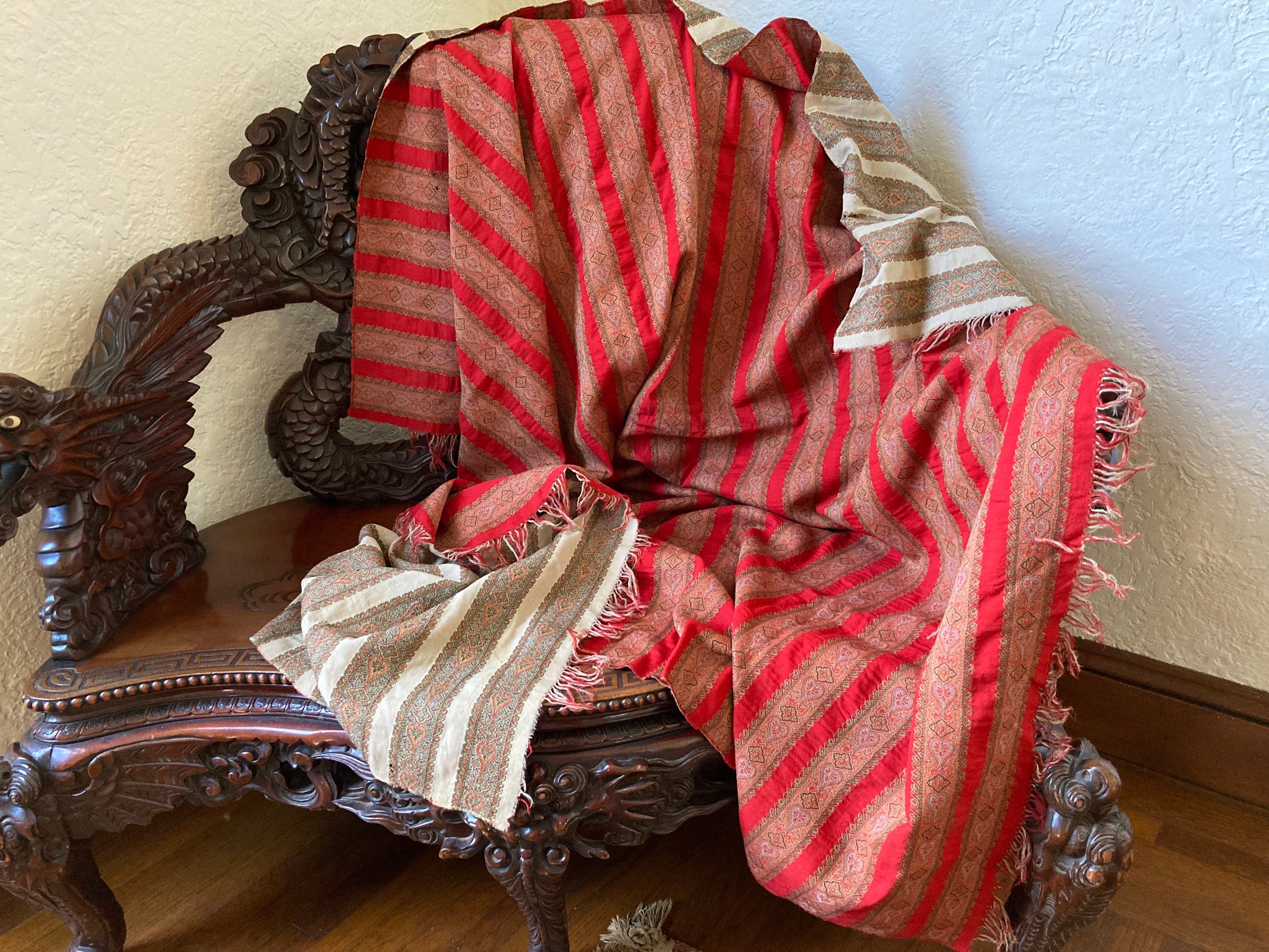 Red paisley blanket new arrivals