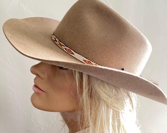 Akubra Snowy River Fur Felt Australian Western Hat, Size L, 7 3/8, Unisex