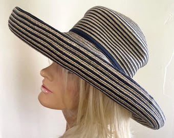 Vintage Eric Javits New York Designer Saddle Hat - Etsy display picture 1