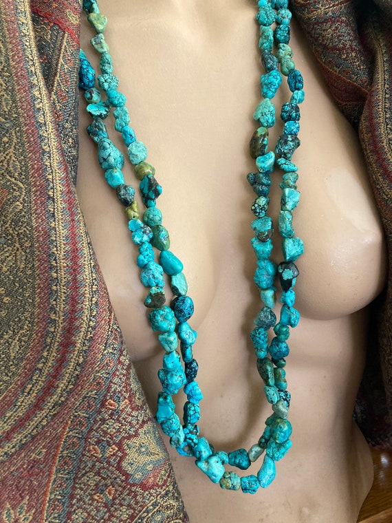 Chunky cheap turquoise necklace