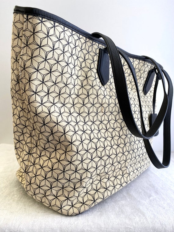 Cole Haan Canvas and Leather Shoulder Bag, Tote, … - image 4