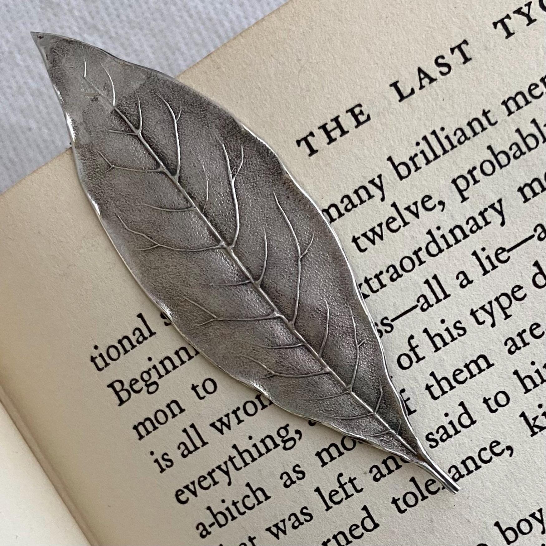 Tiffany & Co. Leaf Bookmark, 925 Sterling Silver, Money Clip - Etsy