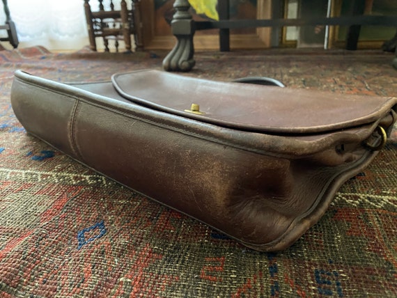Vintage COACH Brown Leather Legacy Lexcion Briefc… - image 7
