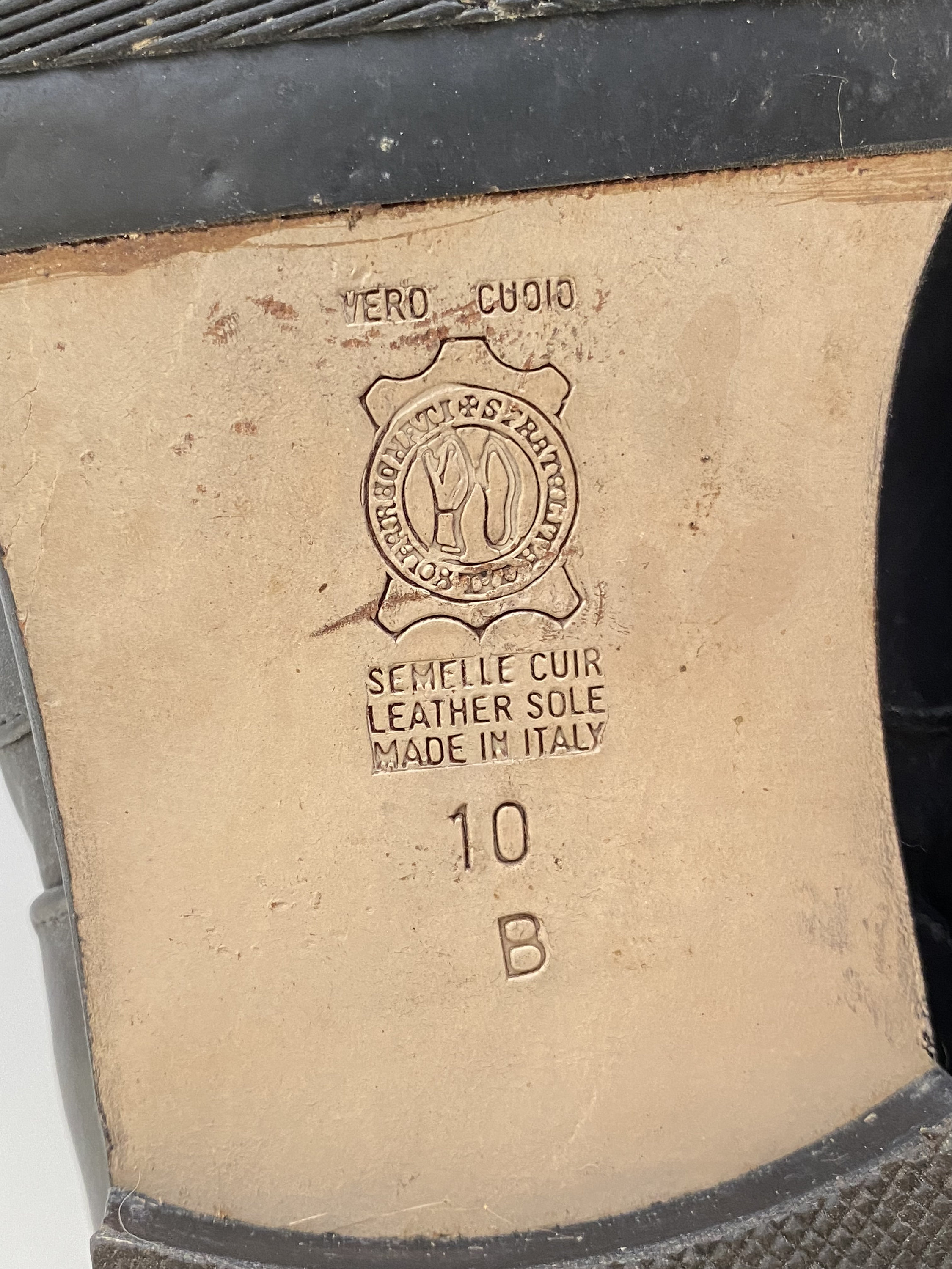 Italian Black Leather Boots (8.5 US/39 EU)