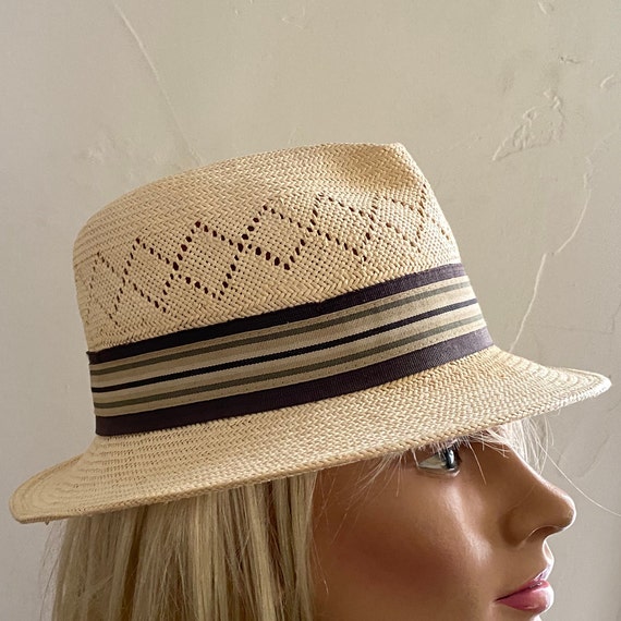 Goorin Bros. Straw Fedora, Unisex, Size Small - Etsy display picture 3