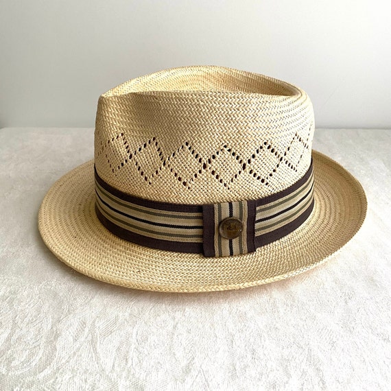 Goorin Bros. Straw Fedora, Unisex, Size Small - Etsy display picture 3