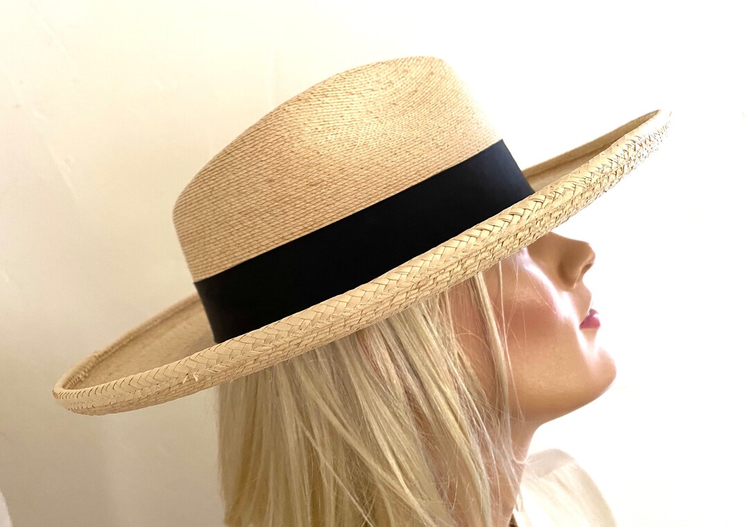 Goorin Bros. Straw Fedora Unisex Size Medium Size 7 1/8 Etsy