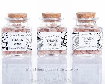Mini Himalayan Salt Party Favor  | PAISLEY GARDEN Print | customized | birthday | modern  {paisgar} {msal}