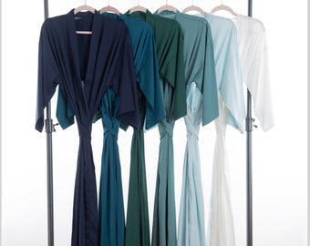 NEW! Long Matte robes in 0 thru 5XL | long robe | gift | bride | honeymoon | bridesmaid Robe | long