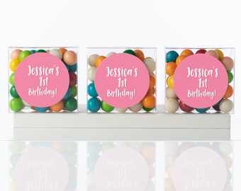 Gumball Candy Favors | customized | small batch | baby shower | birthday party | (gumball)