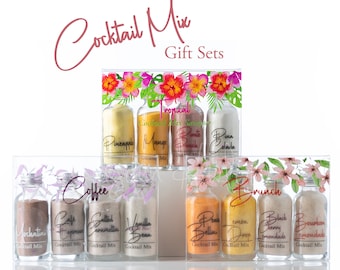 Cocktail Shots Set of 4 flavors | mocktail | gift | party Favor | birthday gift | mindful (ShotSet)