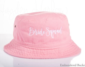 NEW! Embroidered Bucket Hats! | gender neutral | Bridesmaid | Groomsman | Gift | wedding weekend | Customizable