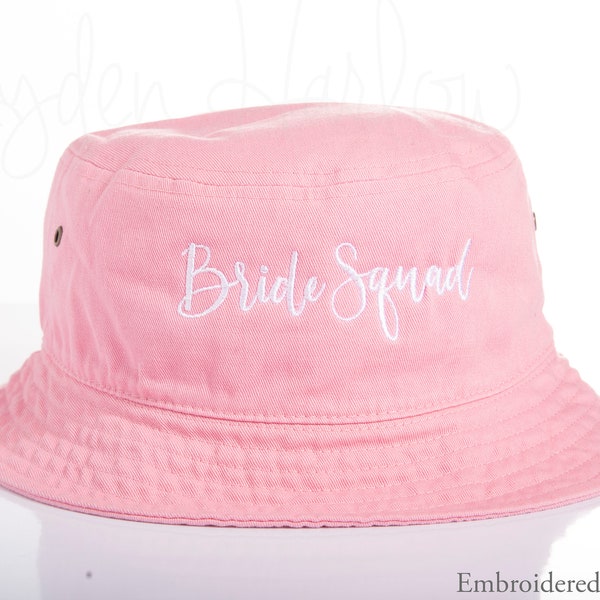 NEW! Embroidered Bucket Hats! | gender neutral | Bridesmaid | Groomsman | Gift | wedding weekend | Customizable