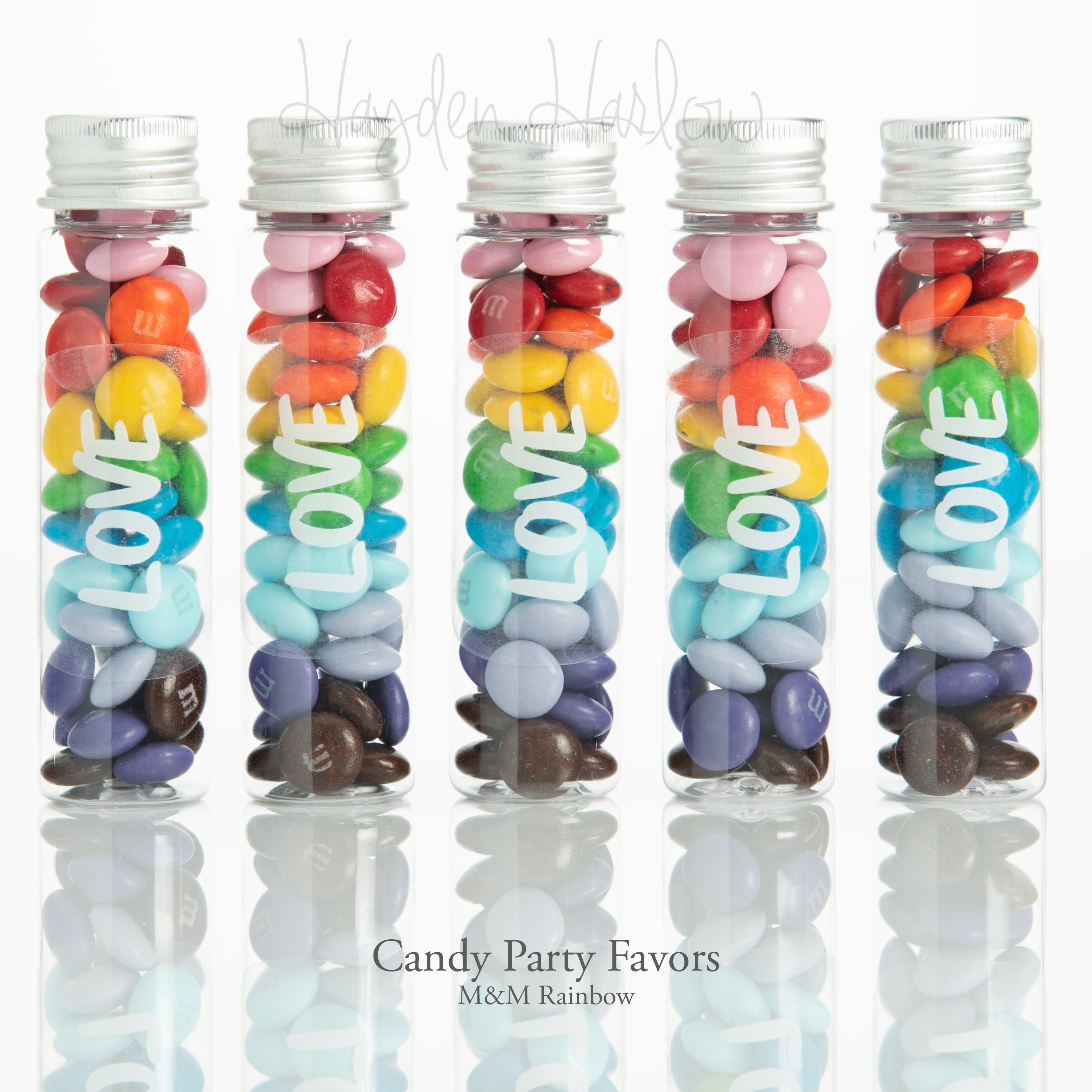 Personalizable M&M'S Silver Favors Custom Packaging