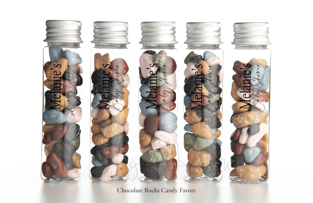 Chocolate Rocks Wrapper Chocolate Rocks Party Favors, Small Batch, Birthday Party, Kid, Baby ...