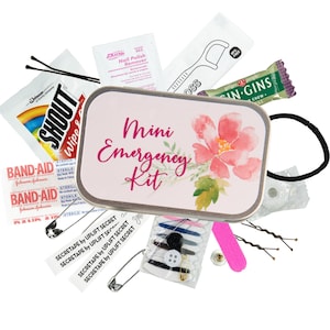 Oh Sh*t Kit | Bridesmaid Emergency Kit | Just in Case Pouch | Wedding Day Essentials, Purse Fixes, Mini Survival Bag