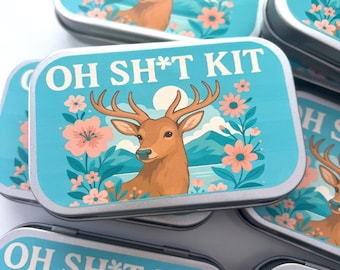 Oh Sh*t Kit , Wild Edition, Travel Emergency Kit for Girls’ Trips, Bachelorette Parties, Weddings & More
