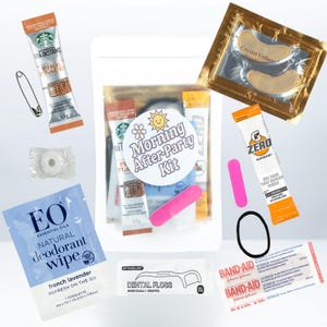 Morning After-Party Kit | Recovery Gift Bag | Bridesmaid, Bachelorette, festival, rally