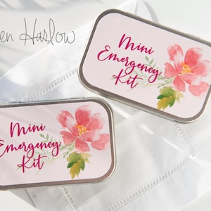 Luxury Wedding Day Survival Kit , Bridesmaid Emergency Kit, Pocket Essentials for Women, Elegant Purse Travel Kit,  Just in Case Bag