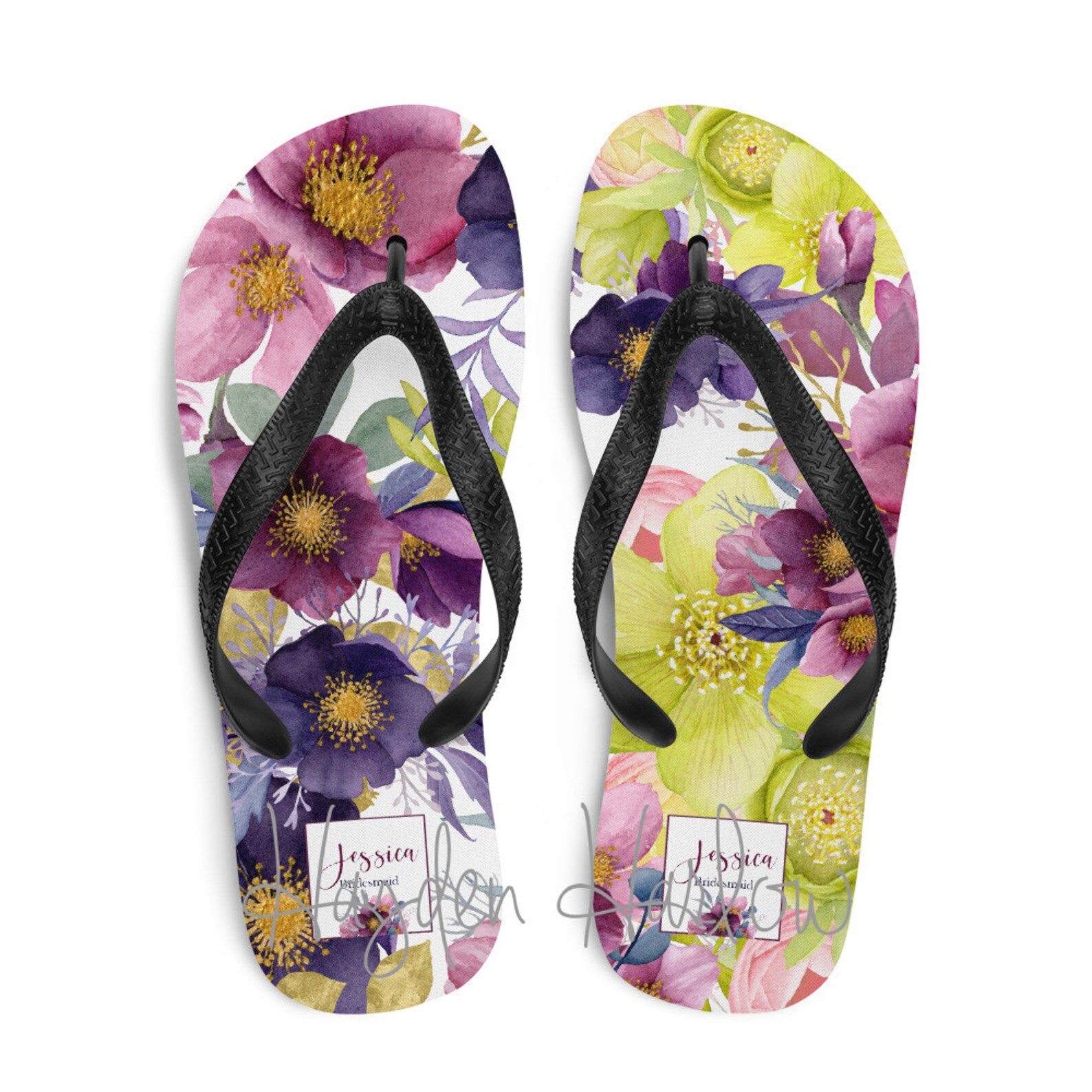 bachelorette party flip flops