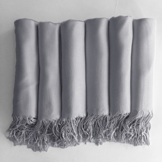 silver grey shawl for wedding