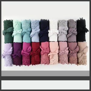 COTTON Robe sizes XS thru 4XL, 20 colors | matching lace | Monogrammable, Customizable Cotton Bridesmaid Robe gift,  plus size