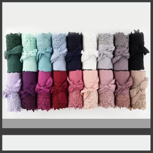 COTTON bridesmaid Robe sizes XS to 5XL, 20 colors | lace | personalized, plus size