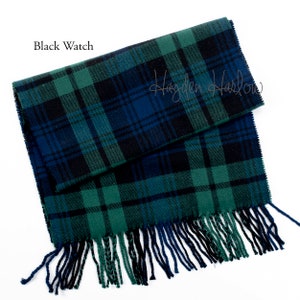 Black Watch Tartan Wollschal: Winter Geschenk