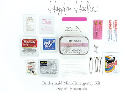 READY to SHIP Mini-emergency Kit Filled for the Last Minute