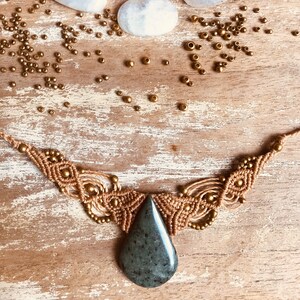 Woman Sisterhood power healing JADE GODESS inner guidance heart vibration Soul shining light wisdom macrame necklace