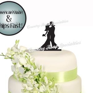 Silhoutte Romantic Couple Wedding Cake Topper #501 MADE In USA…..Ships from USA