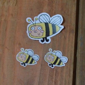 Bees Vinyl Stickers