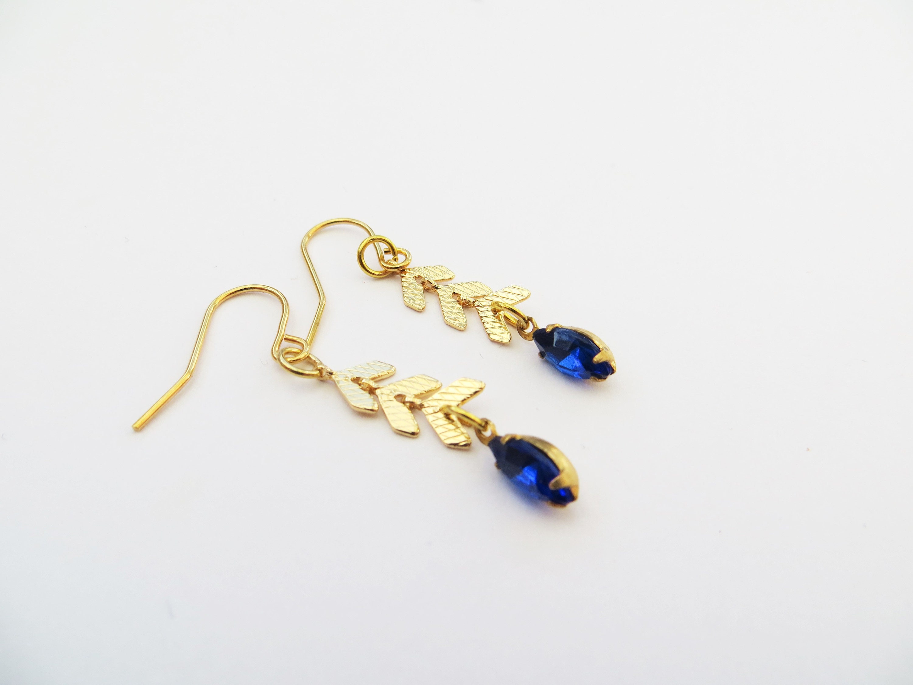 vintage sapphire earrings