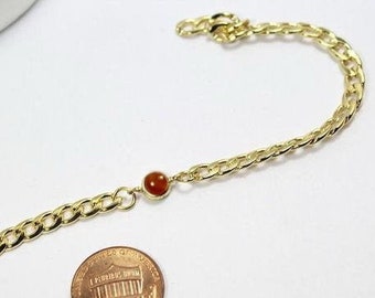 Crystal Stone Bracelet for Him. Men's ruby jewelry. Dad,Brother ,boyfriend present. healing bracelet . Natural stone bracelet.His birthday