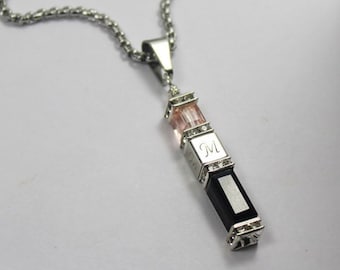Personalized Empath protection gift.Unsex Empath jewelry.Grounding Jewelry for Men and Women Initial Healing Jewelry.Black Tourmaline .