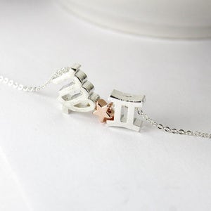 Joyas del zodiaco personalizadas, signo zodiacal de él o de ella, regalo para novia, collar de constelación, astrología, cumpleaños para ella, collar del zodiaco