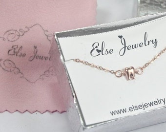 Rose gold Tooth Bracelet.Dentist Bracelet,Dental Nurse gift. PinkTooth Bracelet, a little girl Gift for Dental Student Dental Assistant gift