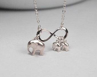 New mother jewelry,Expectant mother gift fresh mother gift,Mom Babe Elephant Jewelry,Mom of 2 ,3 kids .New Mom Gift.anniversary gift.wife