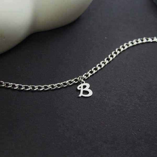 Men Initial Necklace Etsy