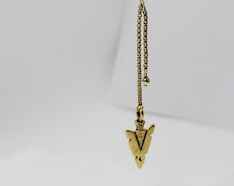 Heren gouden pijloorbellen grote pijloorbel. Gouden pijloorbel voor heren.BBF-cadeau oorbellen voor vriend. Broer cadeau mannen statementoorbellen