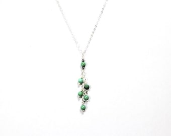 Geburtsstein Lariat Y Necklace.Style Schmuck. Y-Kette mit Geburtsstein Tropfen. Brautjungfern Geburtstagsgeschenk. Bestie