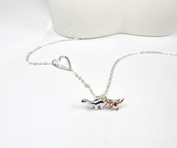 Mamasaur necklace.Dinosaur Lover jewelry Mom of one kid gift.Mom of twin, Mommy Dino Jewelry,rose gold baby dino charm,silver babe  Dinosaur