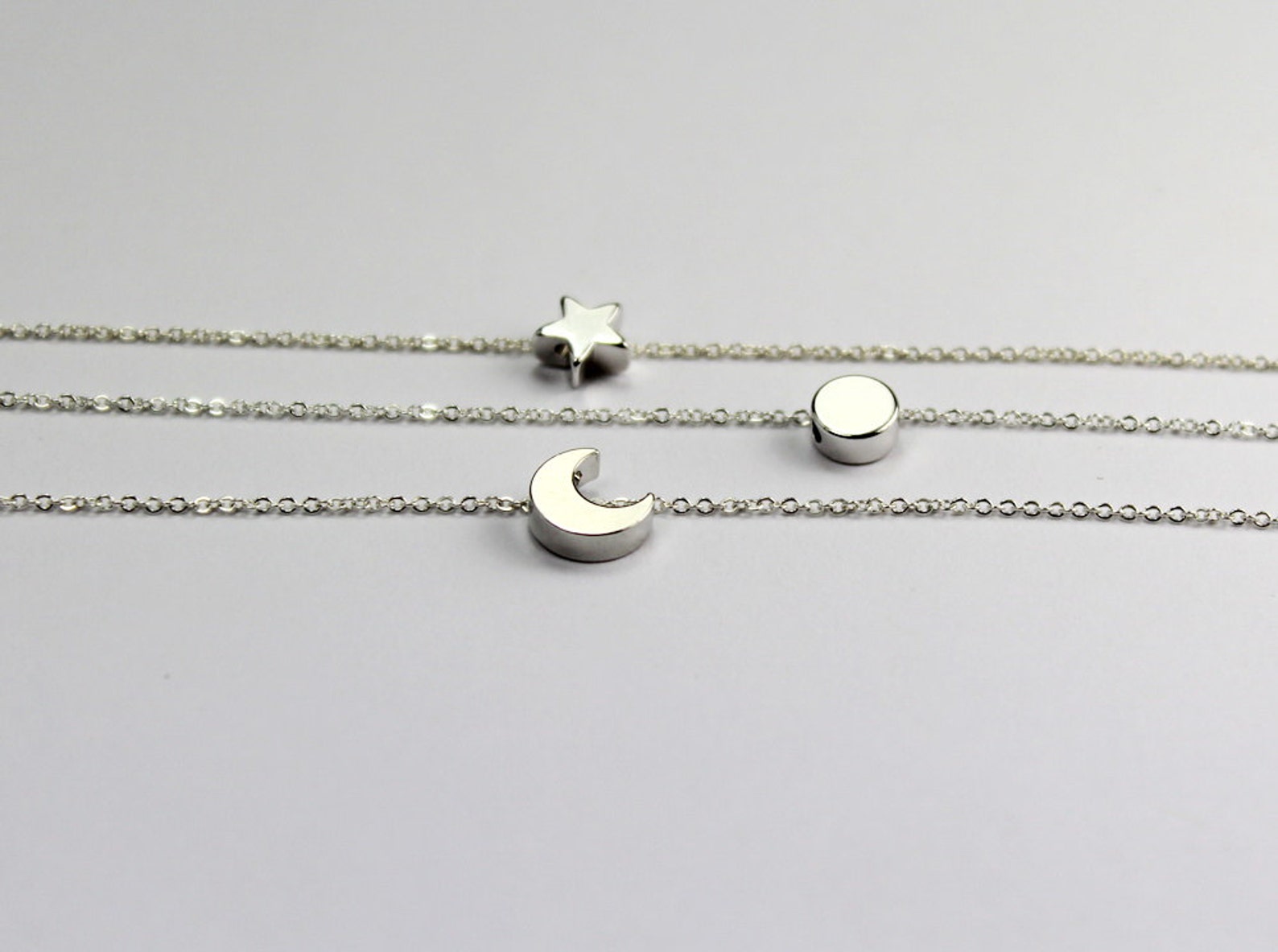 3 Pcs Sun Moon And Star Best Friend Card Bracelets For Matching Friendship Promise Distance Bracelets Going Away Gifts